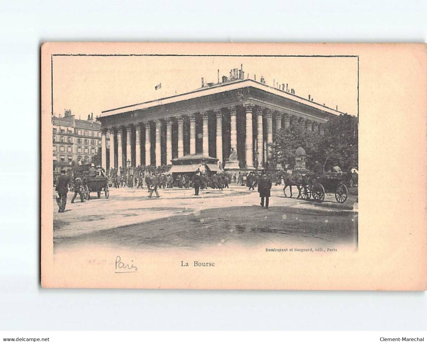 PARIS : La Bourse - Très Bon état - Autres Monuments, édifices