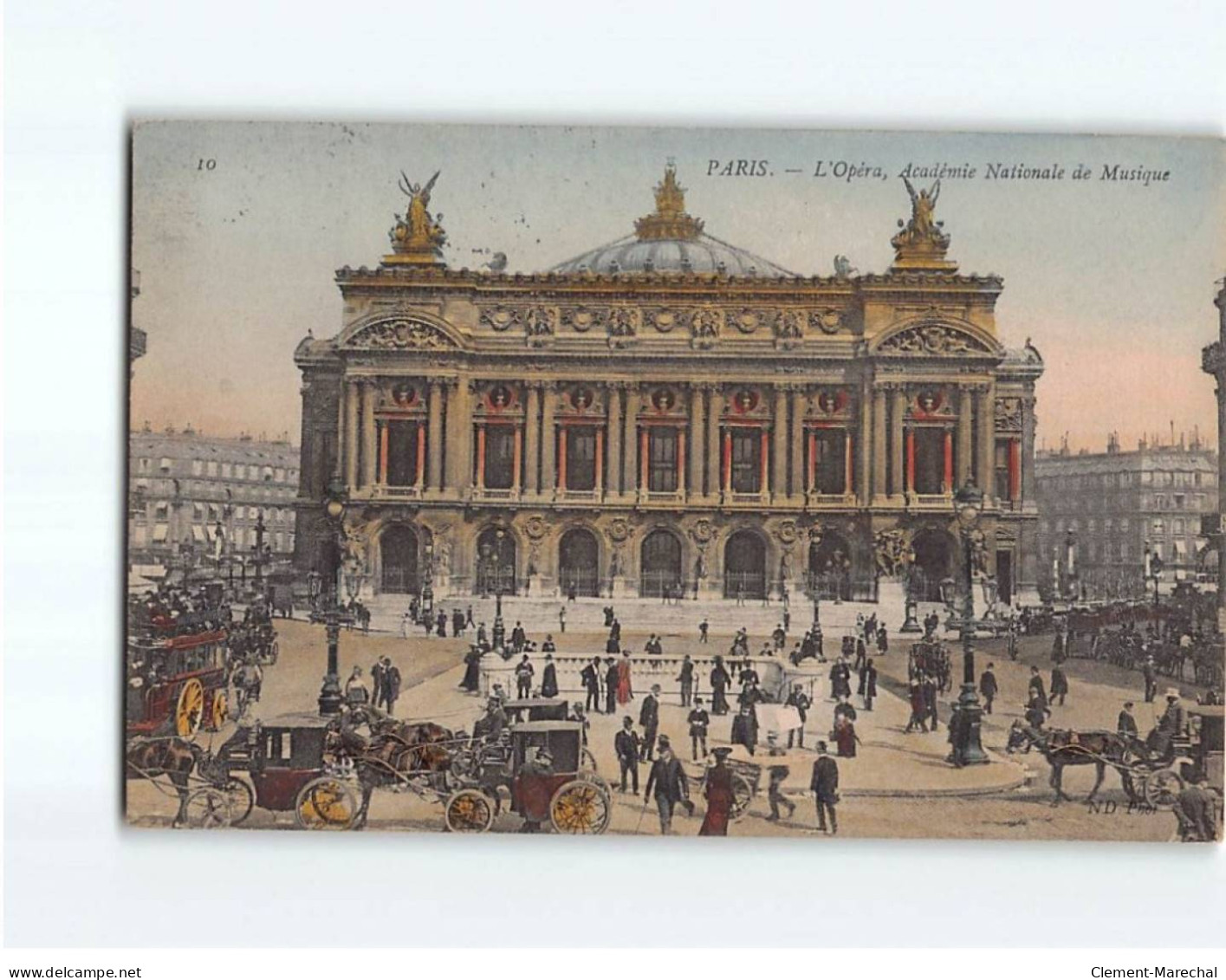 PARIS : L'Opéra, Académie Nationale De Musique - Très Bon état - Andere Monumenten, Gebouwen