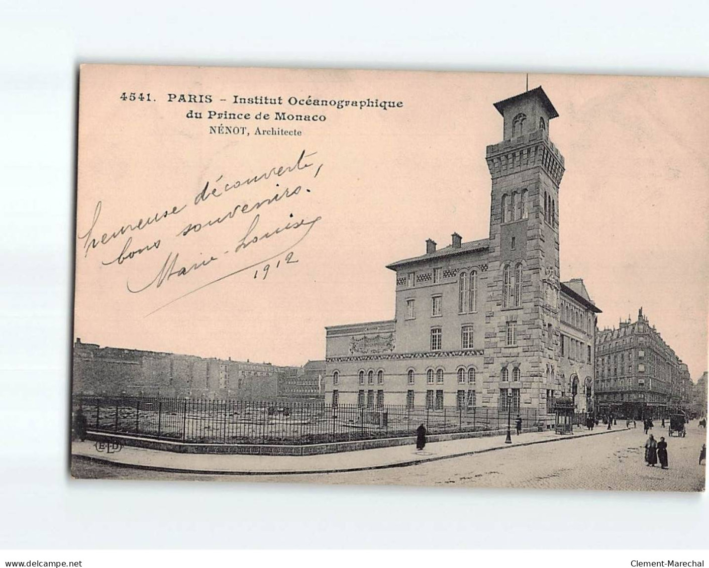 PARIS : Institut Océanographique Du Prince De Monaco - Très Bon état - Andere Monumenten, Gebouwen