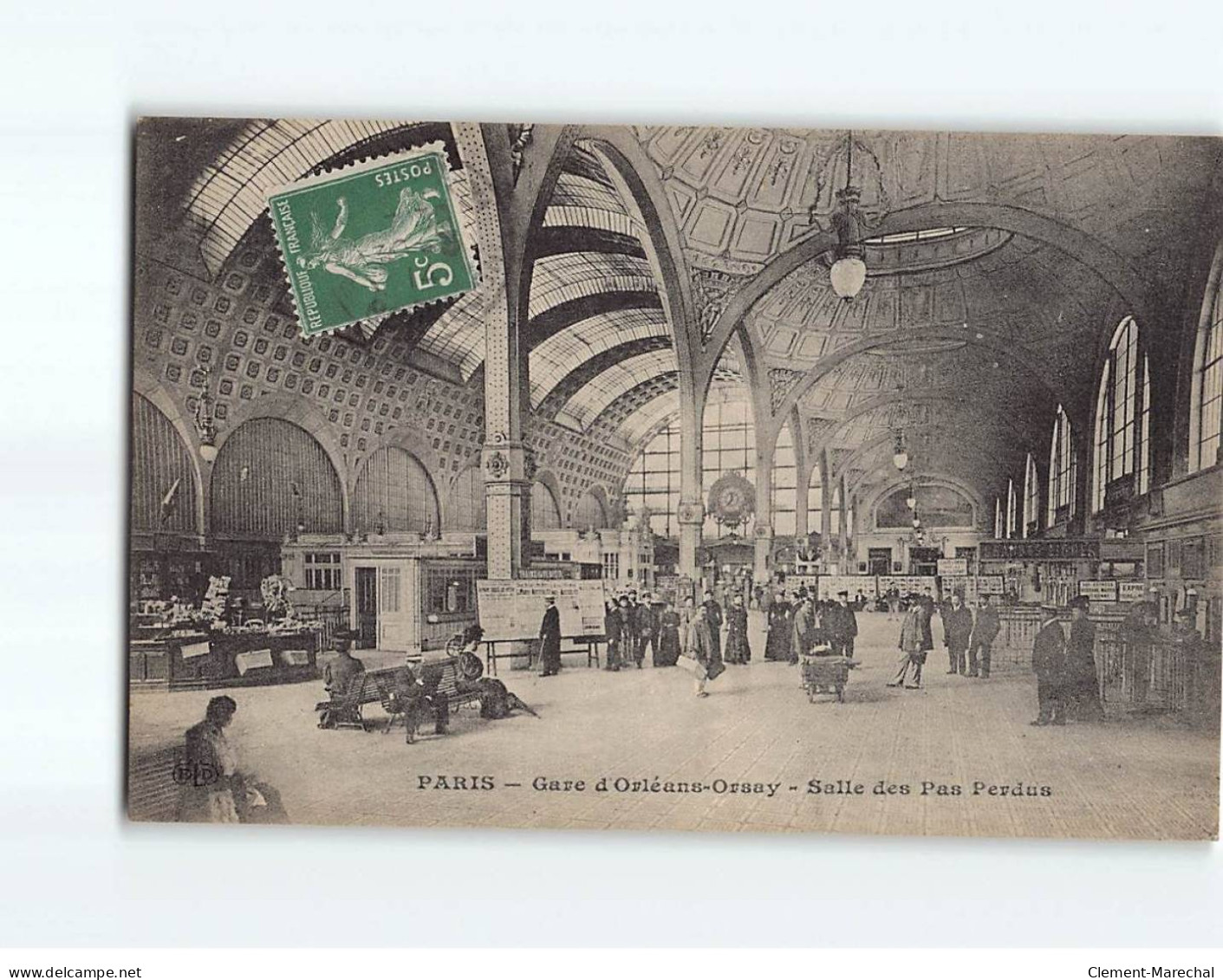 PARIS : Gare D'Orléans -Orsay, Salle Des Pas Perdus - Très Bon état - Pariser Métro, Bahnhöfe