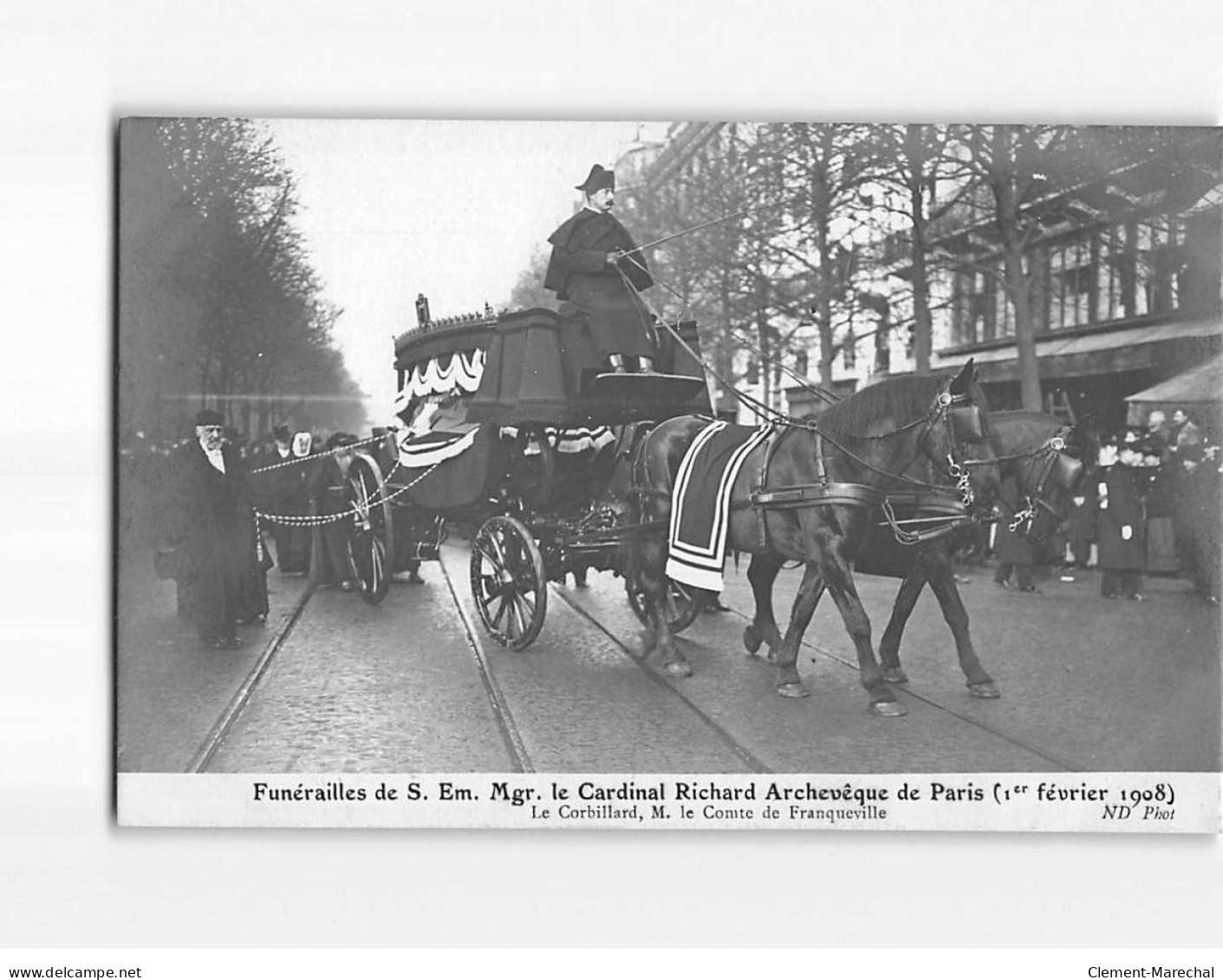 PARIS : Funérailles Du Cardinal Richard Archevêque De Paris - Très Bon état - Autres & Non Classés