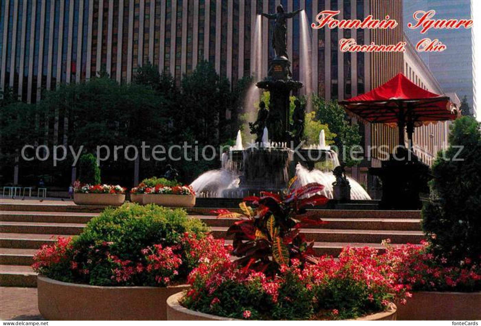 72700180 Cincinnati Ohio Fountain Square  Cincinnati - Andere & Zonder Classificatie