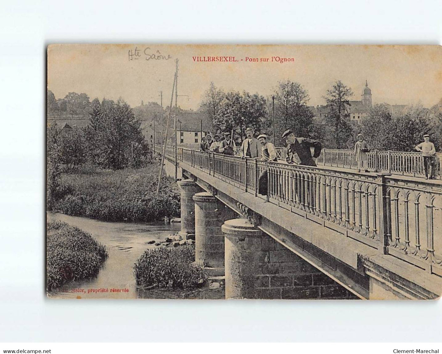 VILLERSEXEL : Pont Sur L'Ognon - état - Villersexel