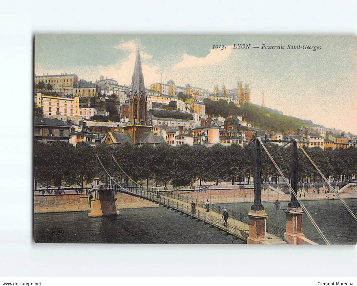 LYON : Passerelle Saint-Georges - Très Bon état - Autres & Non Classés