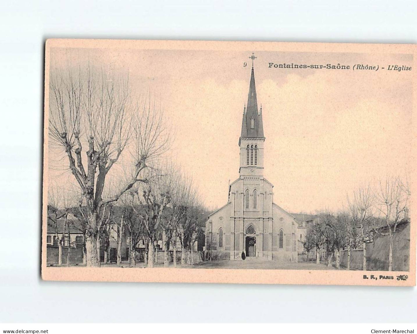 FONTAINES SUR SAONE : L'Eglise - Très Bon état - Otros & Sin Clasificación