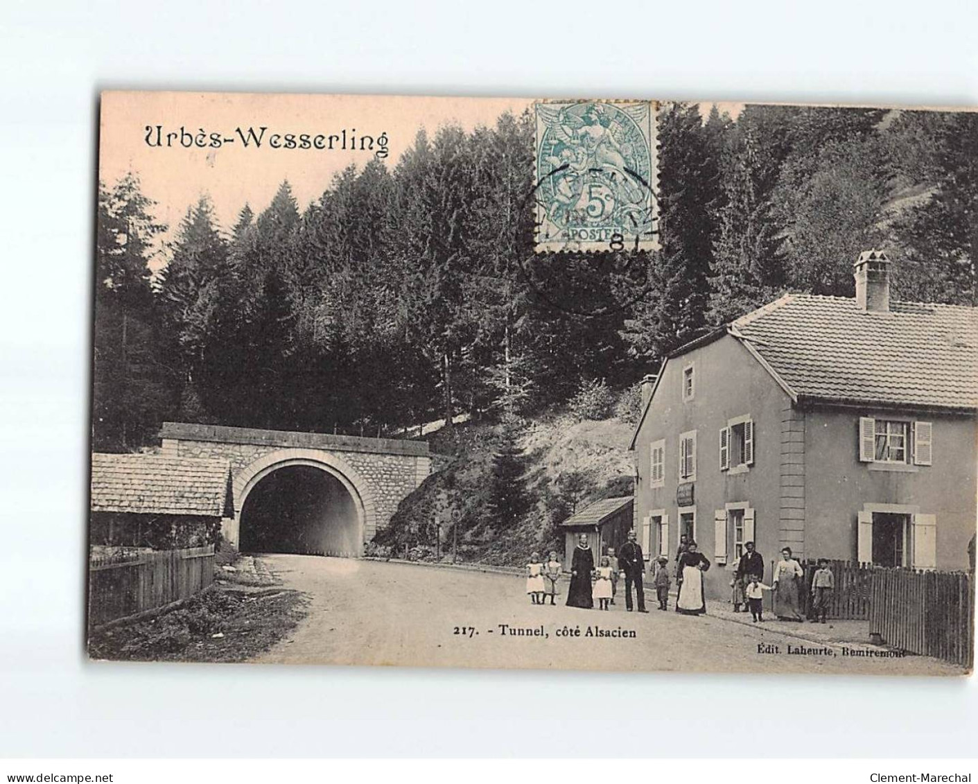 URBES WESSERLING : Tunnel, Côté Alsacien - état - Sonstige & Ohne Zuordnung