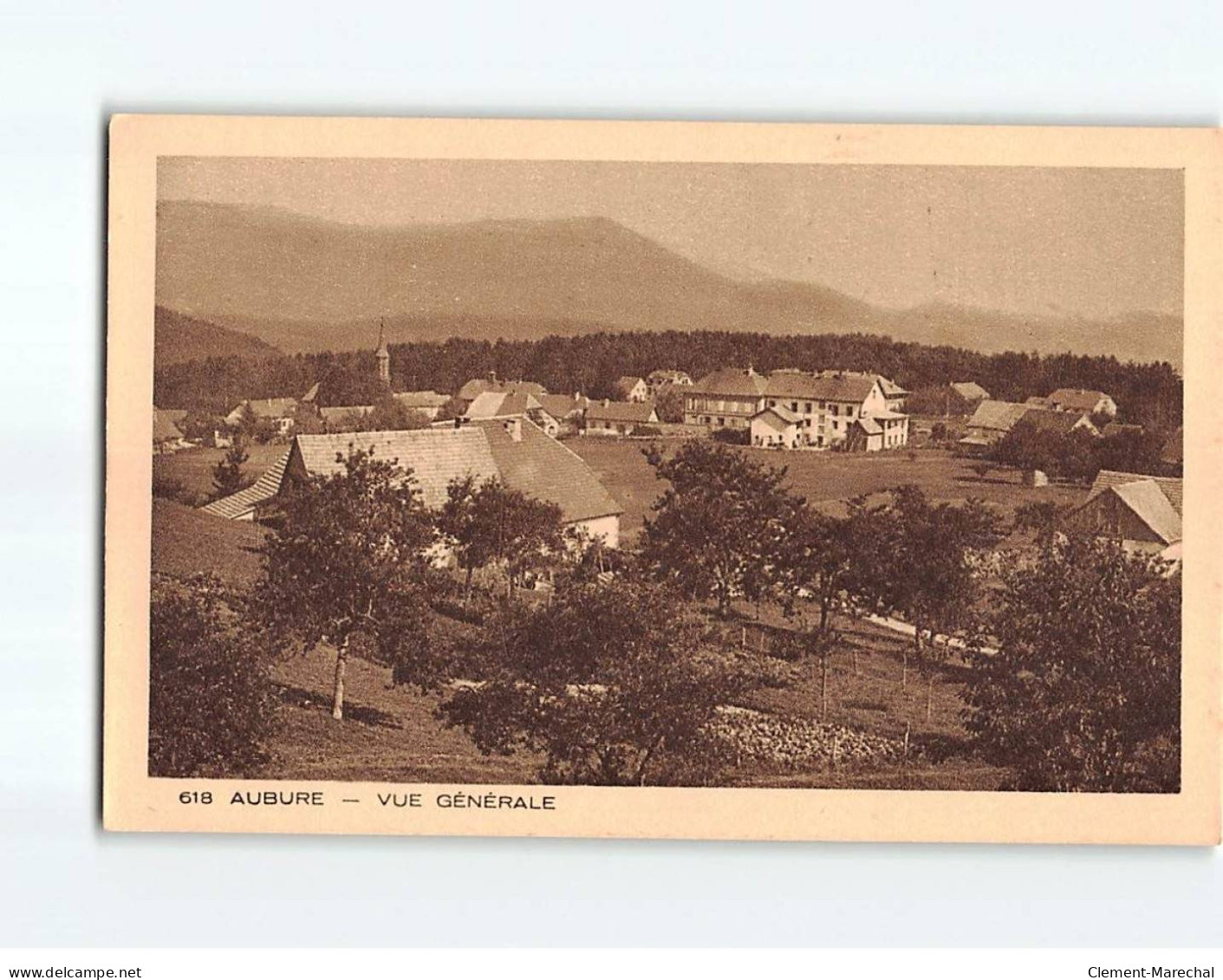 AUBURE : Vue Générale - Très Bon état - Andere & Zonder Classificatie