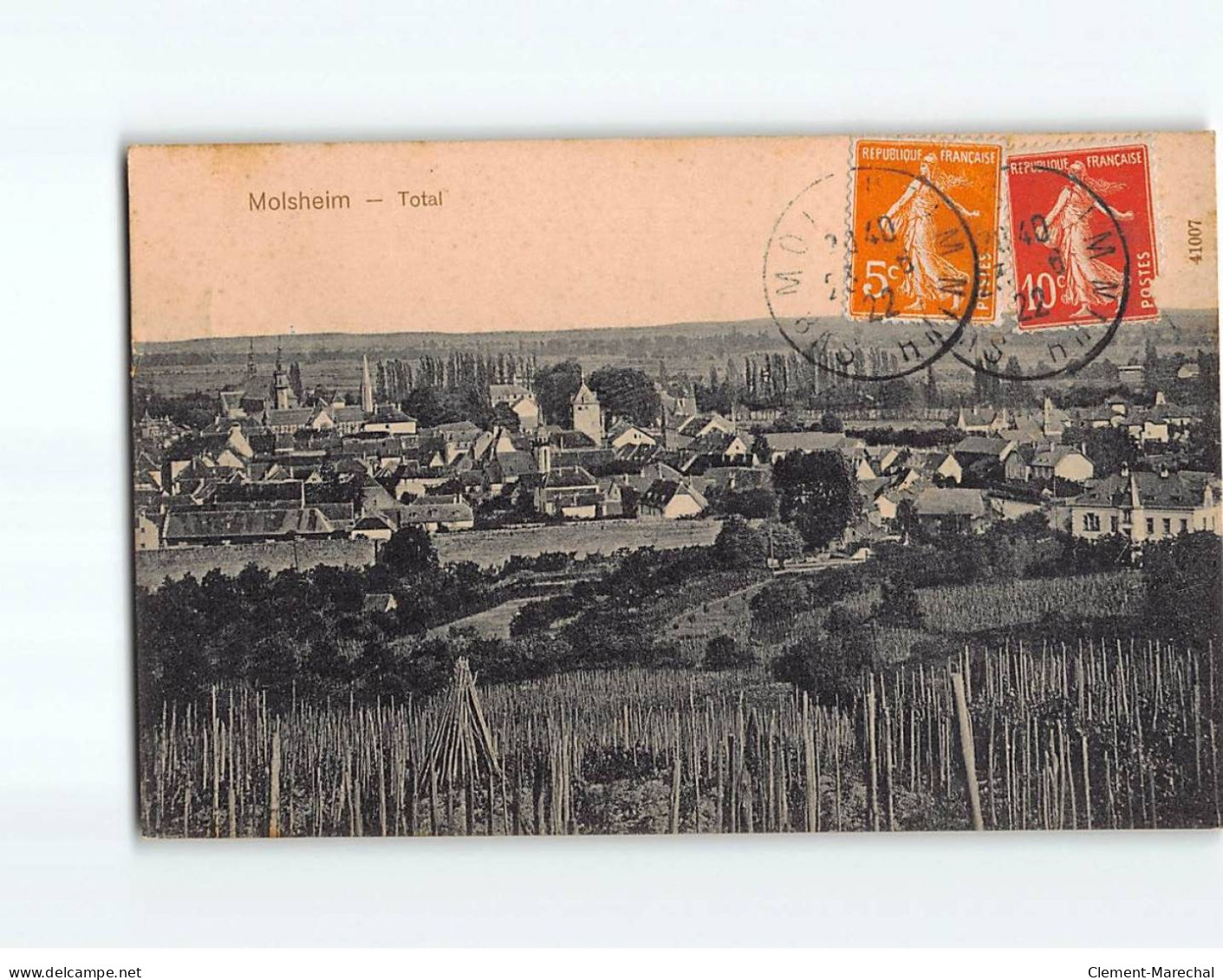 MOLSHEIM : Total, Vue Générale - état - Molsheim