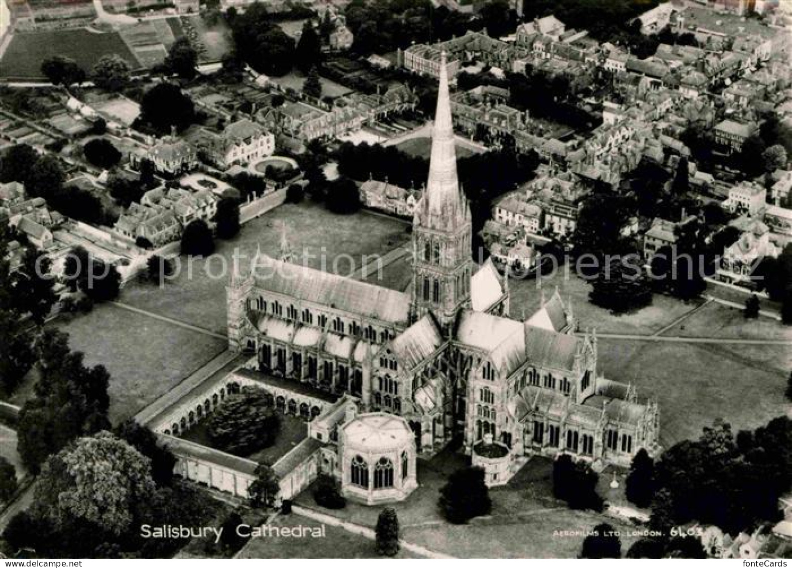 72694770 Salisbury Wiltshire Fliegeraufnahme Cathedral Salisbury - Andere & Zonder Classificatie