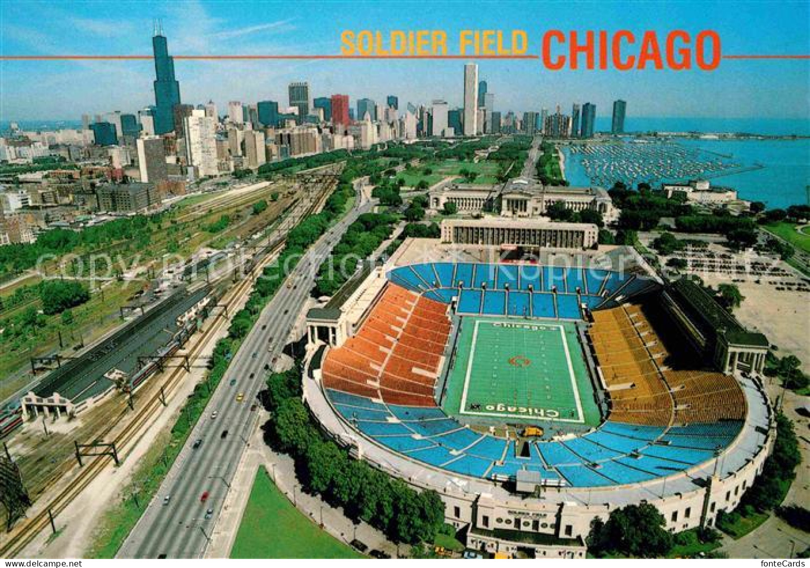 72693433 Chicago_Illinois Pitt Chicago Prints Stadion - Andere & Zonder Classificatie