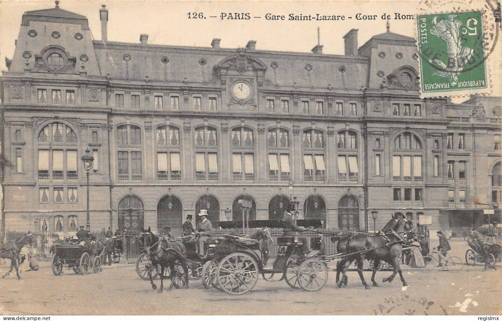 75-PARIS-GARE SAINT LAZARE-N°T2410-H/0397 - Autres & Non Classés