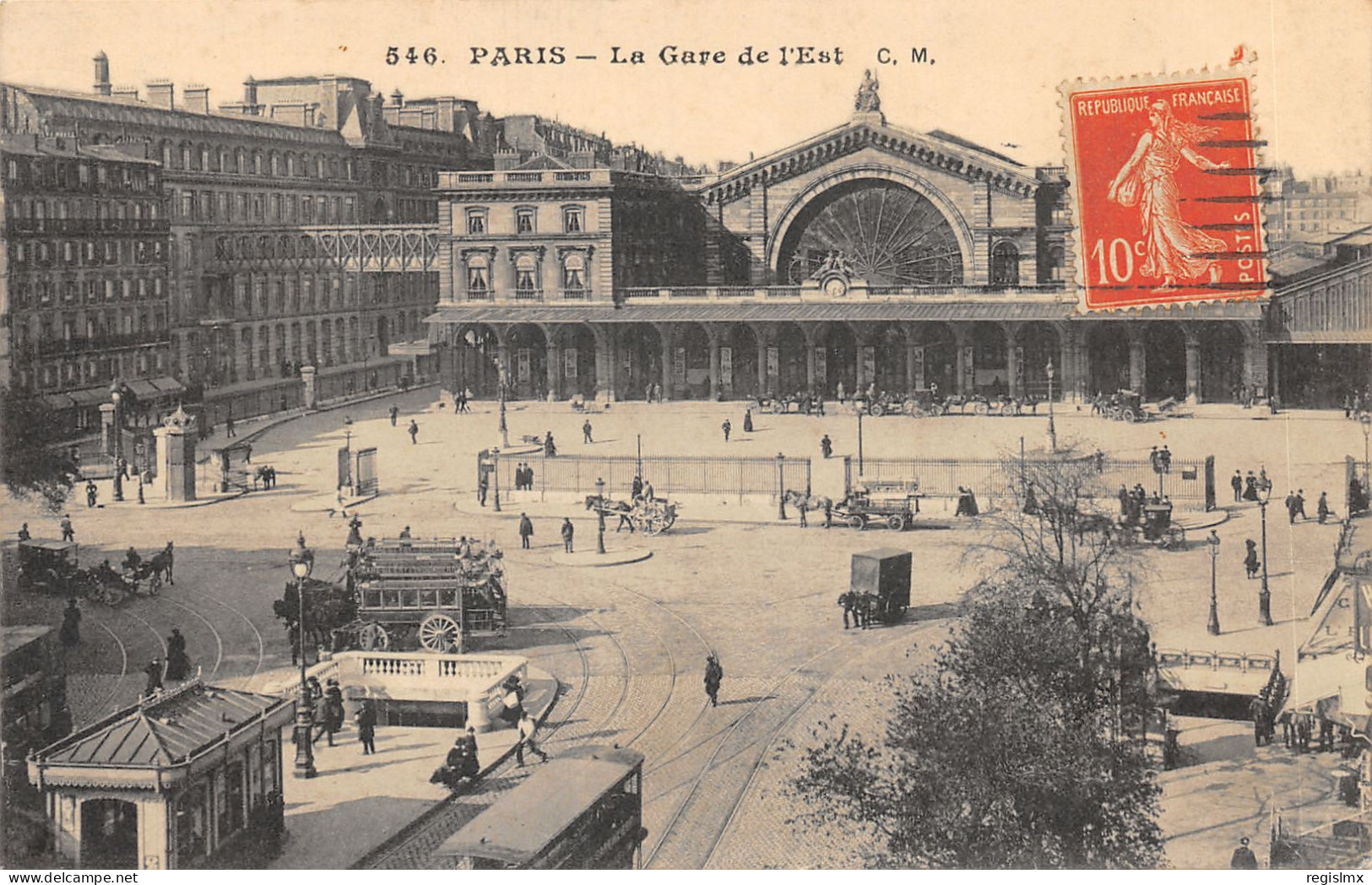75-PARIS-GARE DE L EST-N°T2410-H/0373 - Autres & Non Classés