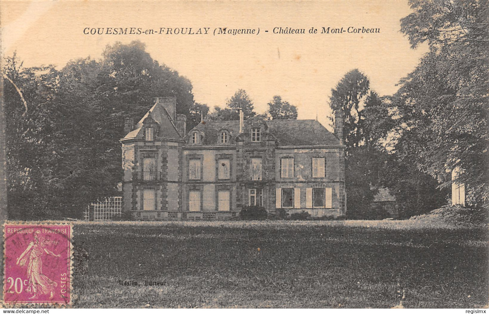 53-COUESMES EN FROULAY-CHÂTEAU DE MONT CORBEAU-N°T2410-H/0229 - Autres & Non Classés