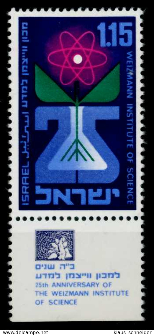 ISRAEL Nr 455-TAB Postfrisch S561222 - Ungebraucht (mit Tabs)