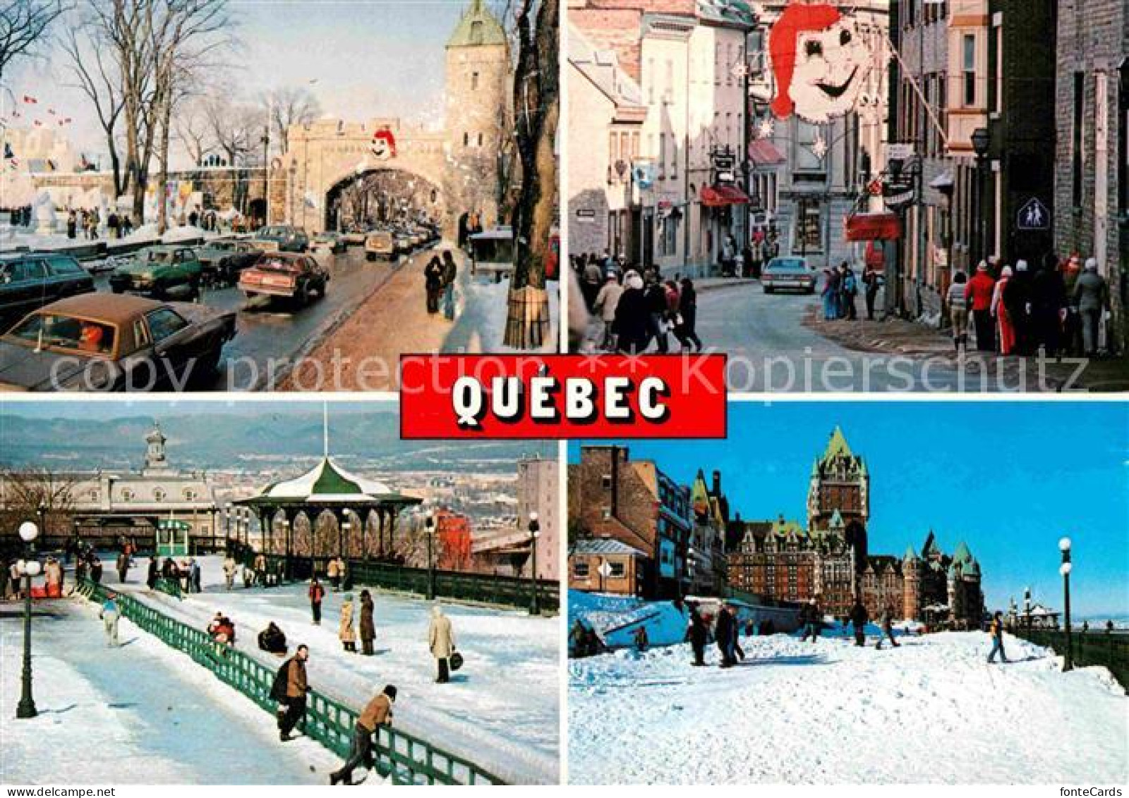 72690778 Quebec Porte St Louis Terrasse Dufferin Rue St Louis Chateau Frontenac  - Zonder Classificatie