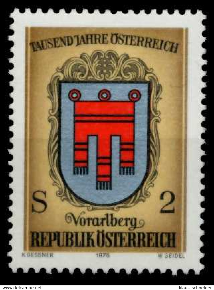 ÖSTERREICH 1976 Nr 1527 Postfrisch S5B91C2 - Unused Stamps