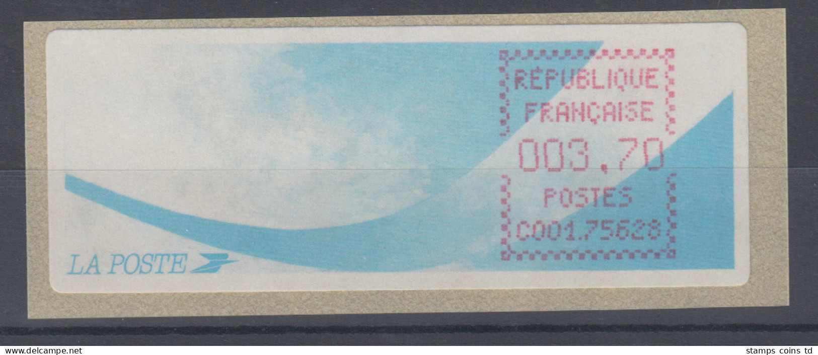 Frankreich Crouzet-ATM Komet C001.75628, Wert Ohne Zudruck 3,70 - Andere & Zonder Classificatie