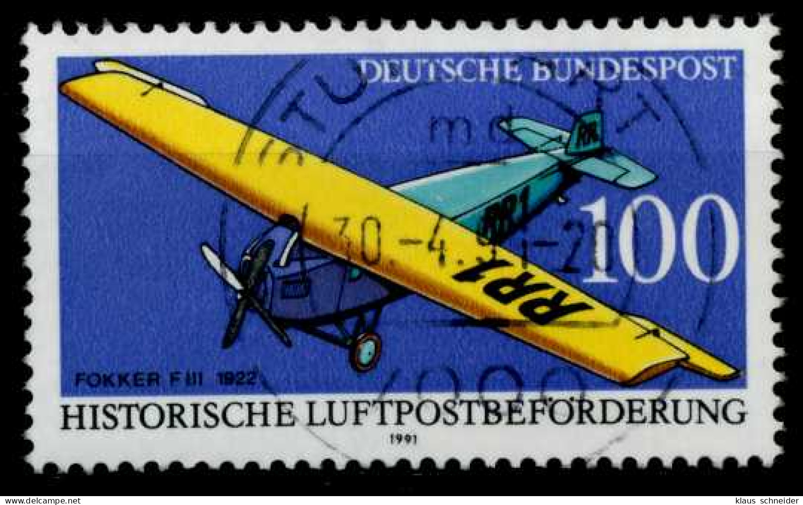 BRD 1991 Nr 1524 Zentrisch Gestempelt X84B3EA - Oblitérés