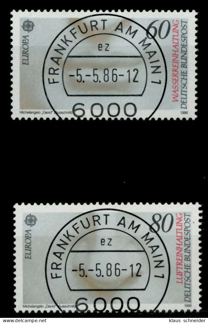BRD BUND 1986 Nr 1278-1279 Zentrisch Gestempelt X894BF2 - Used Stamps