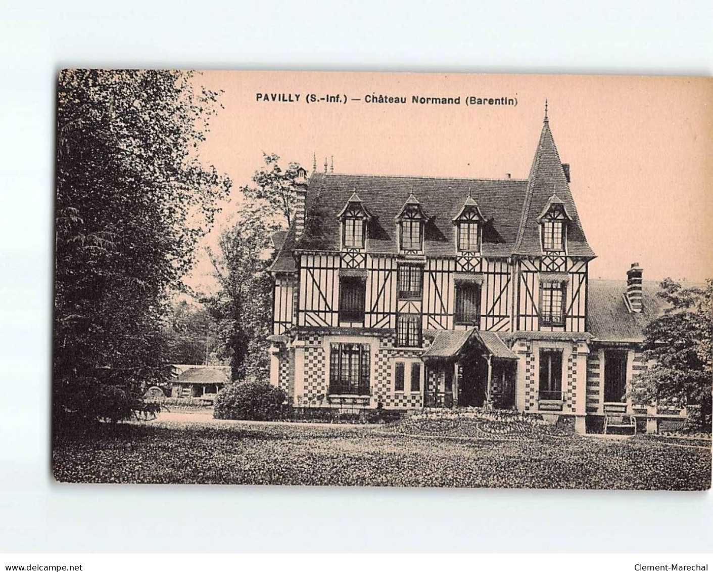 PAVILLY : Château Normand (Barentin) - Très Bon état - Pavilly