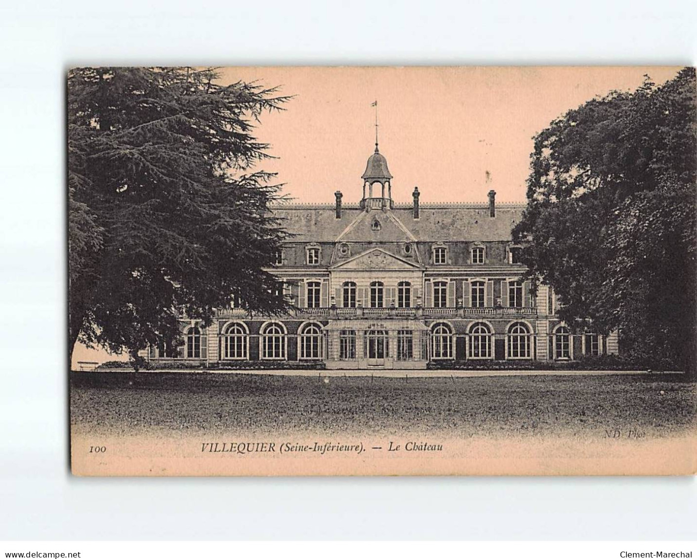 VILLEQUIER : Le Château - Très Bon état - Villequier