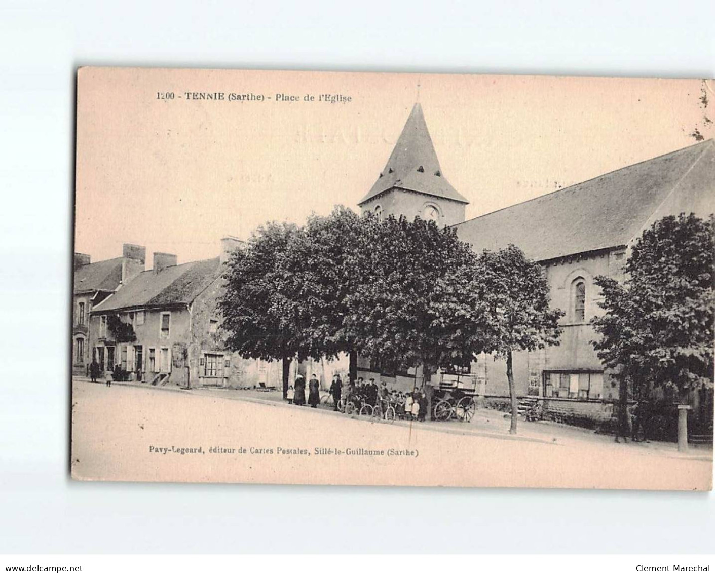 TENNIE : Place De L'Eglise - état - Autres & Non Classés