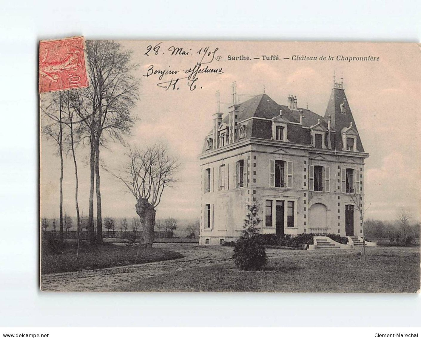 TUFFE : Château De La Chapronnière - état - Tuffe