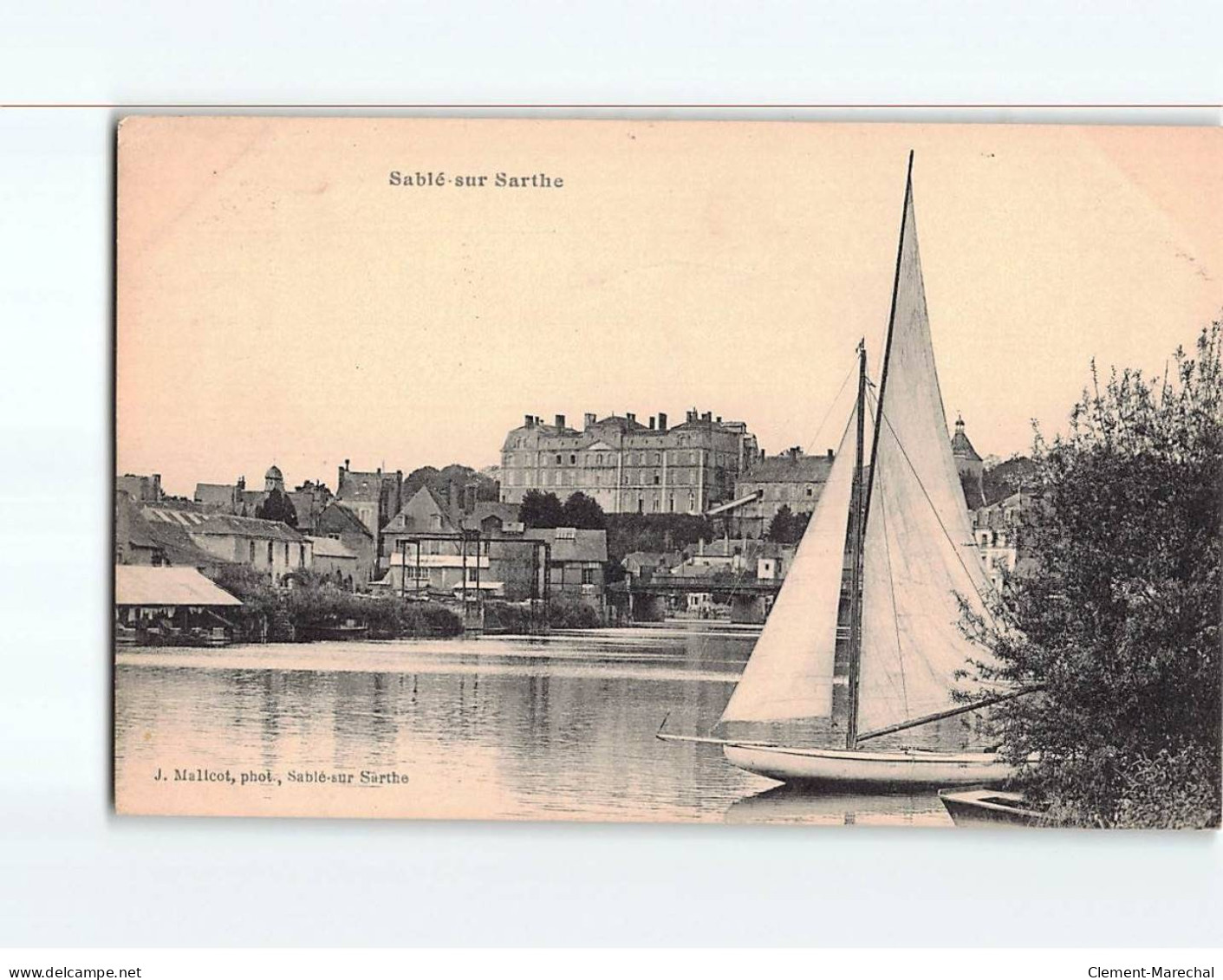 SABLE SUR SARTHE : Vue Générale - état - Sable Sur Sarthe