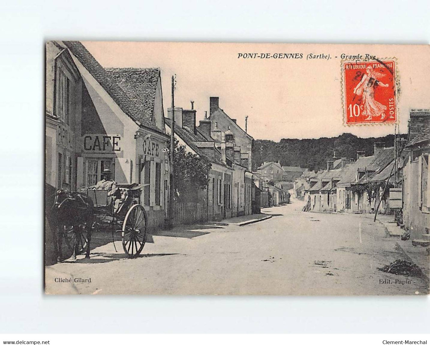 PONT DE GENNES : Grande Rue - Très Bon état - Autres & Non Classés