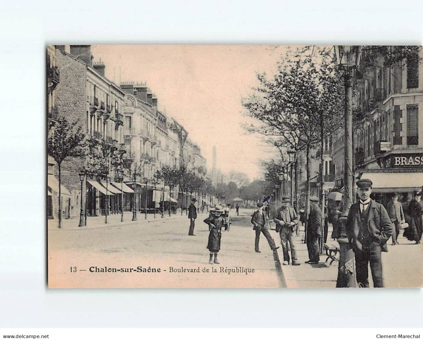 CHALON SUR SAONE : Boulevard De La République - état - Chalon Sur Saone