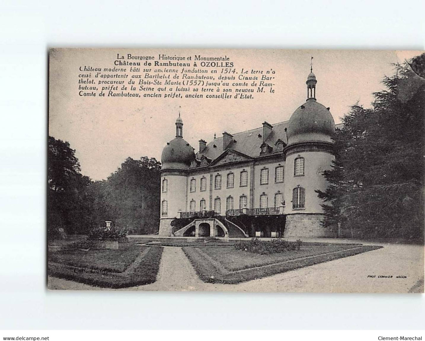 OZOLLES : Château De Rambuteau - Très Bon état - Other & Unclassified