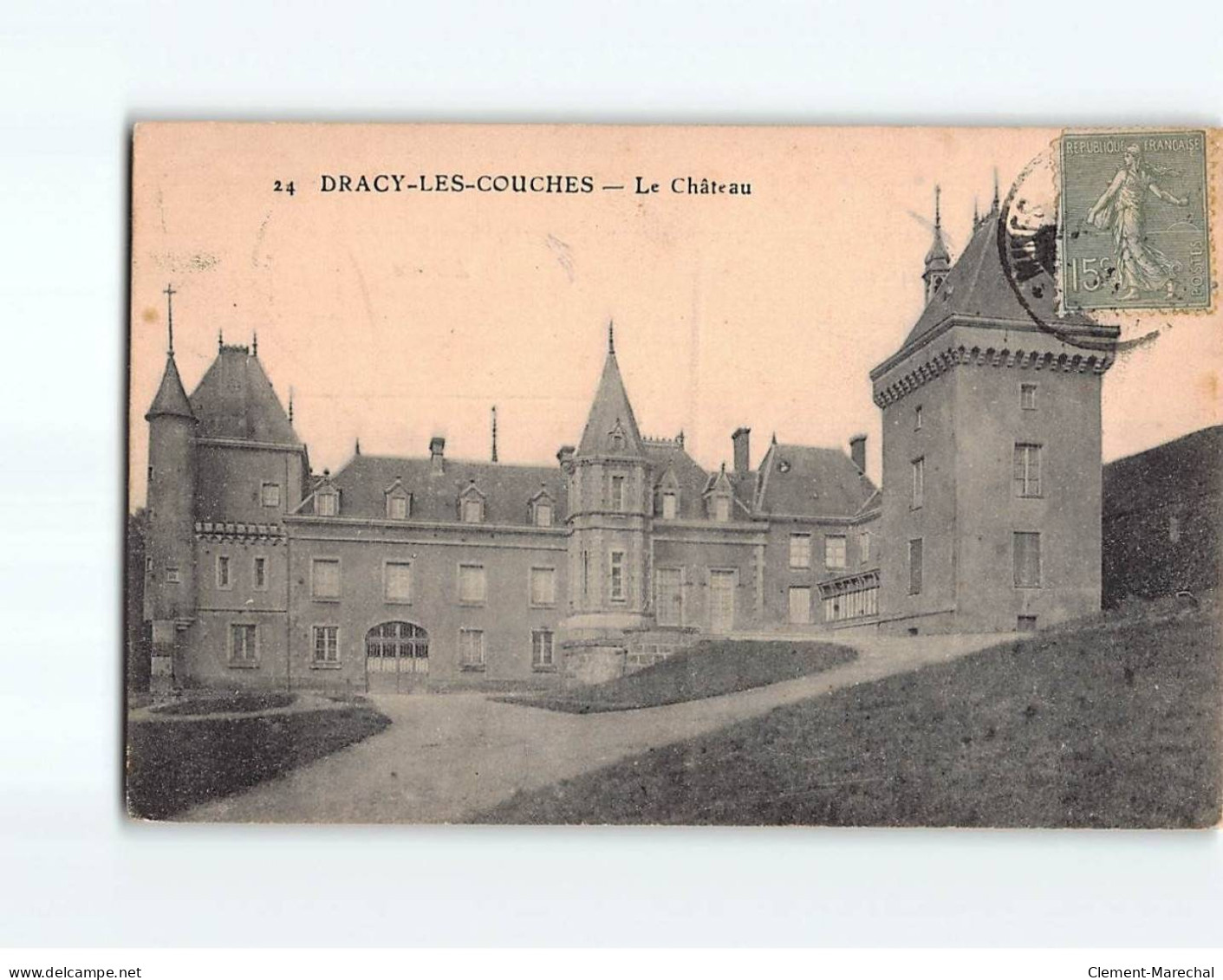 DRACY LES COUCHES : Le Château - état - Other & Unclassified