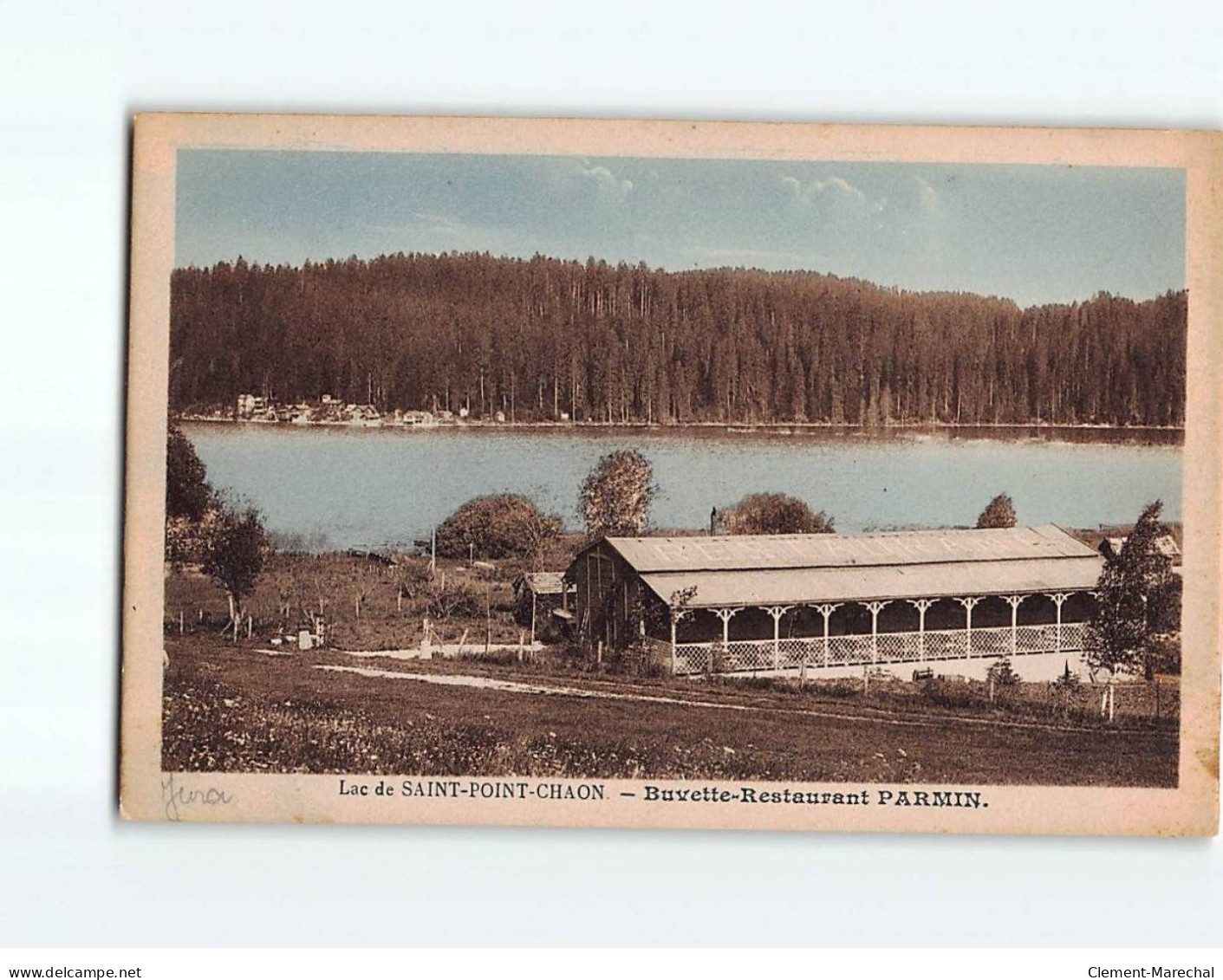 Lac De SAINT POINT CHAON : Buvette Restaurant Parmin - Très Bon état - Autres & Non Classés