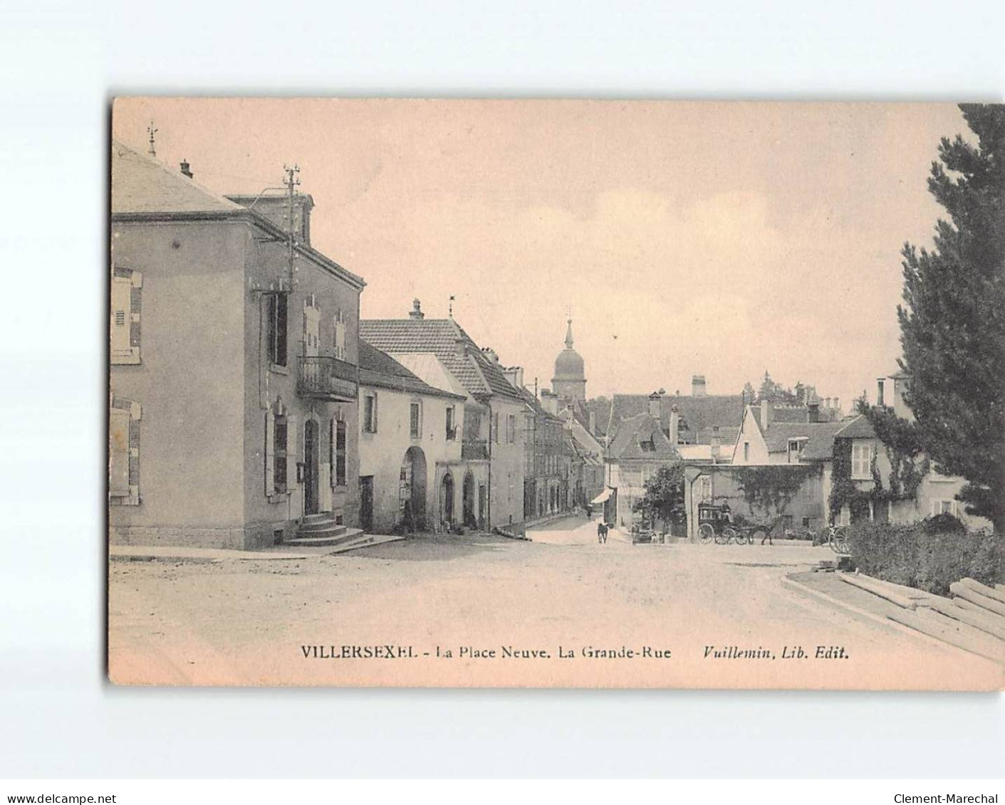 VILLERSEXEL : La Place Neuve, La Grande Rue - Très Bon état - Villersexel