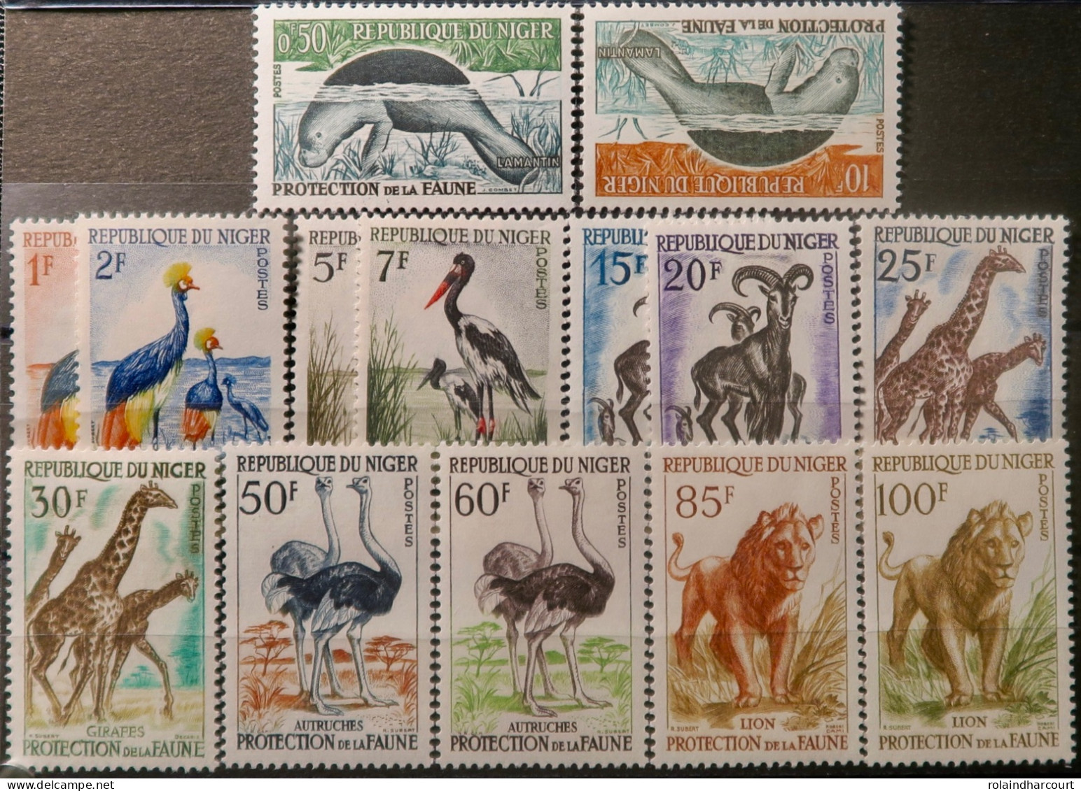 LP3844/2268 - NIGER - 1959/1962 - Faune - SUPERBE SERIE (COMPLETE) - N°96A à 108 NEUFS**(10t)/*(N°101 à 104) - Niger (1960-...)