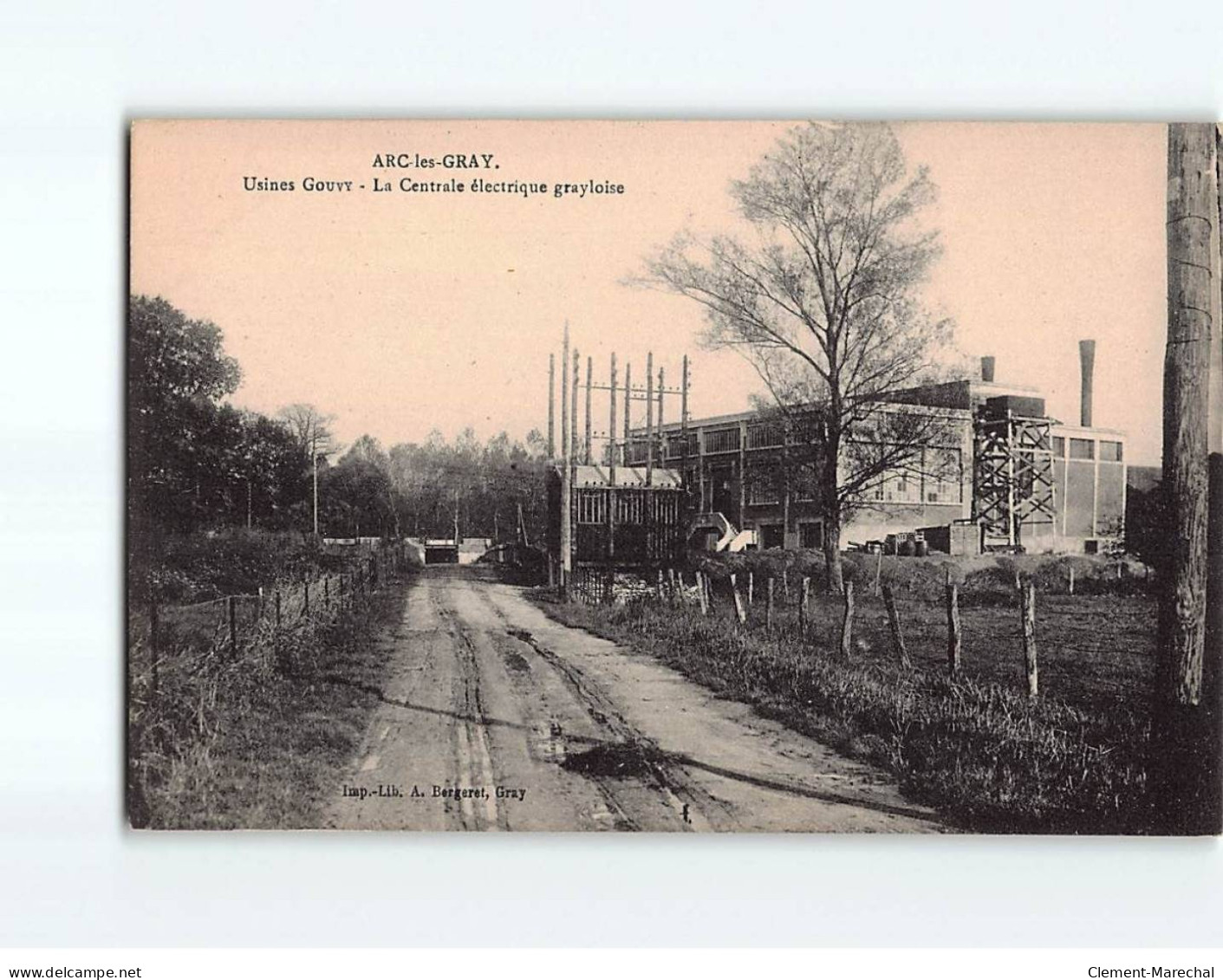 ARC LES GRAY : Usines Gouvy, La Centrale électrique Grayloise - Très Bon état - Sonstige & Ohne Zuordnung