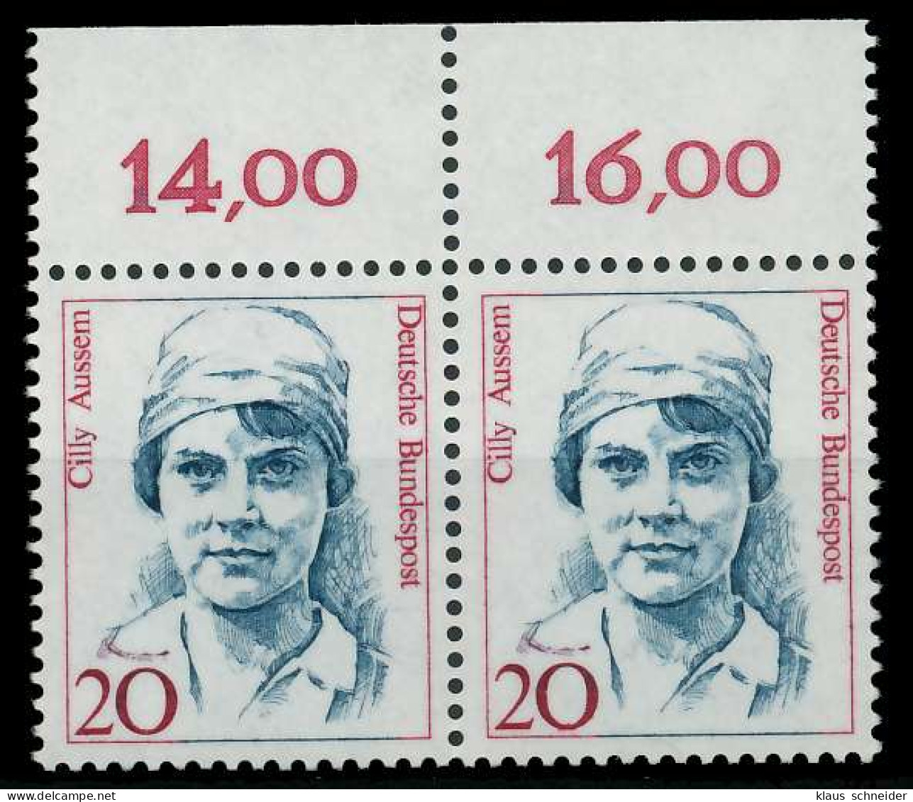 BRD DS FRAUEN Nr 1365 Postfrisch WAAGR PAAR ORA X7D7DFA - Unused Stamps