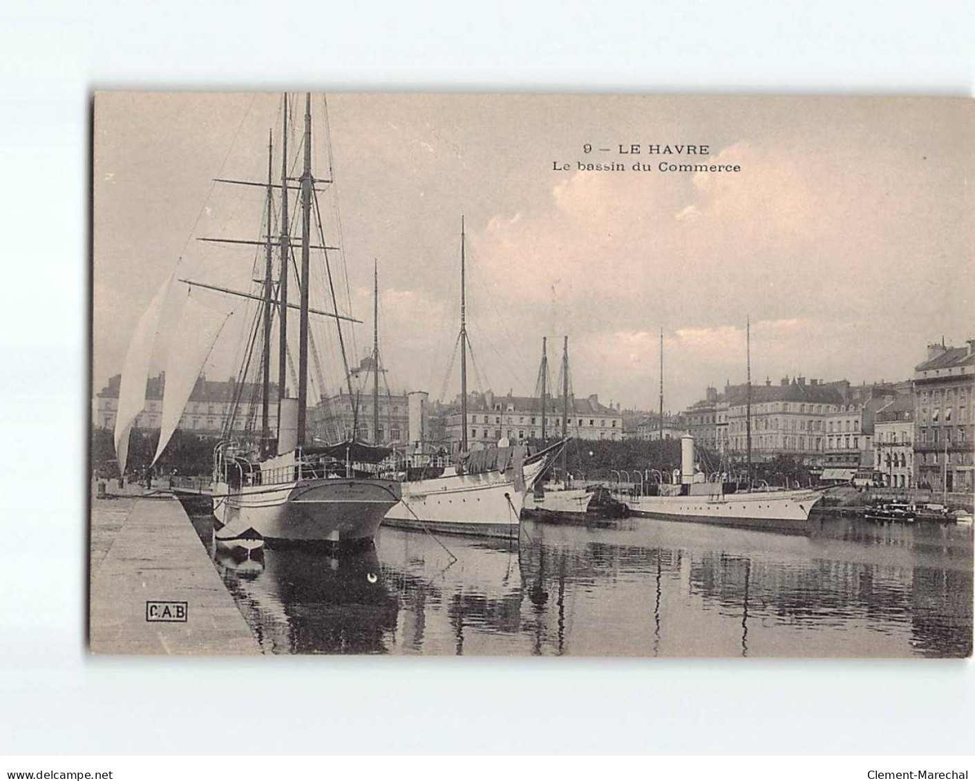 LE HAVRE : Le Bassin Du Commerce - Très Bon état - Haven