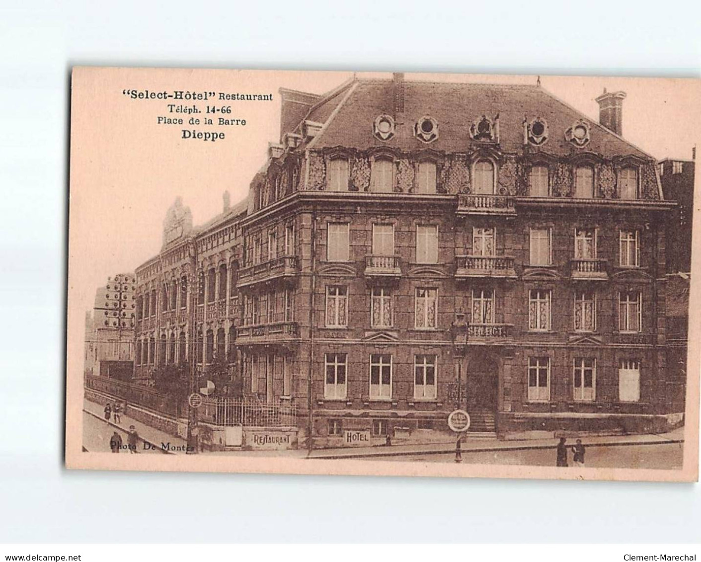 DIEPPE : ""Select Hôtel"", Place De La Barre - Très Bon état - Dieppe