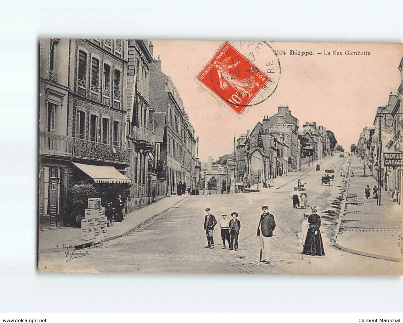 DIEPPE : Rue Gambetta - état - Dieppe