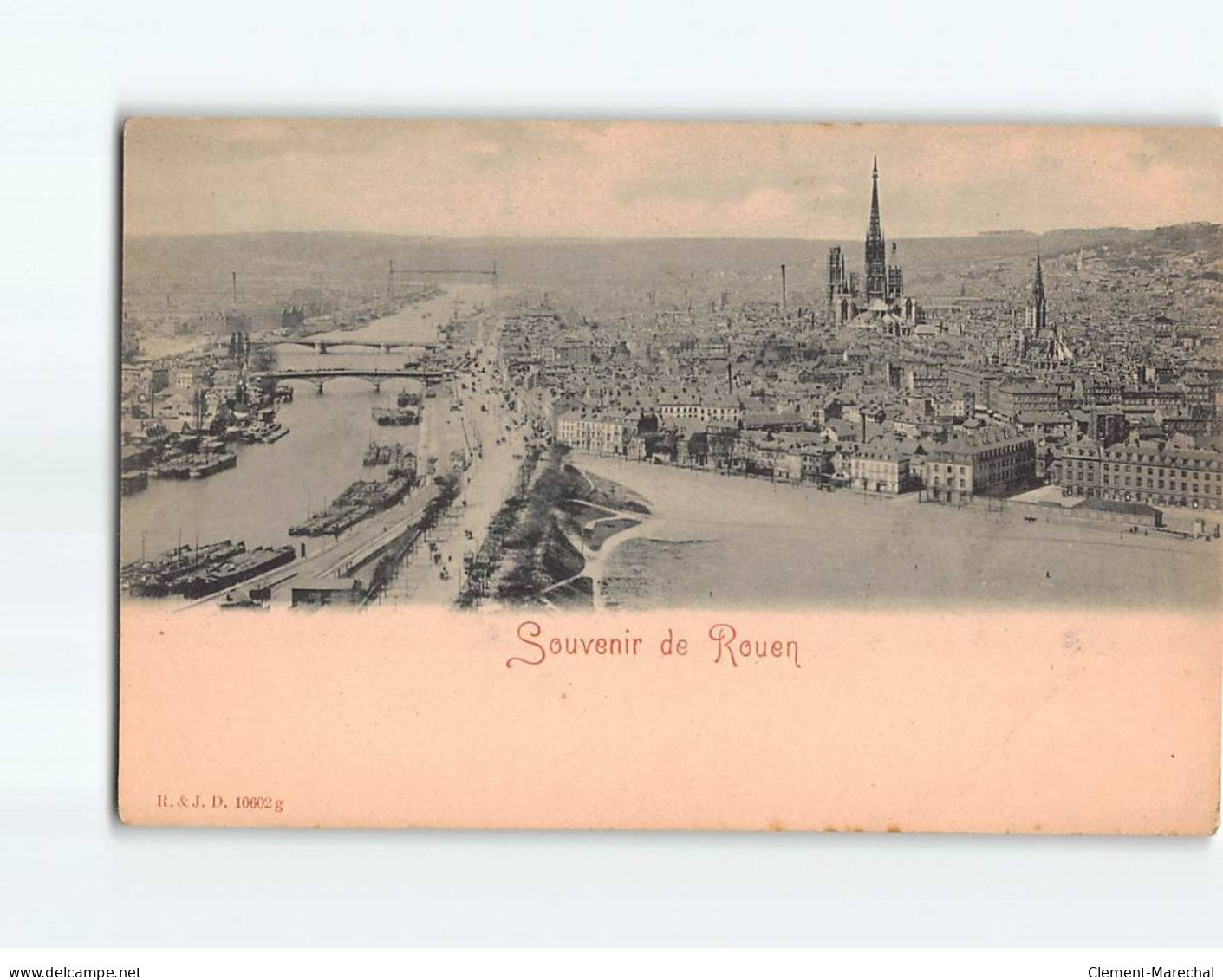 ROUEN : Vue Générale - état - Rouen