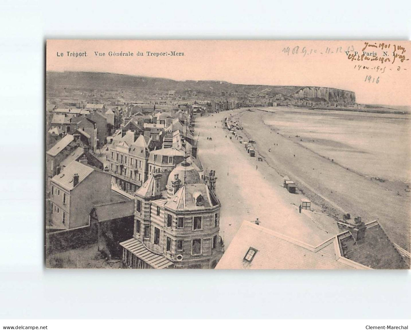 LE TREPORT : Vue Générale Du Tréport-Mers - Très Bon état - Le Treport