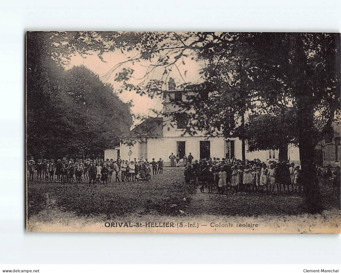 ORIVAL SAINT HELLIER : Colonie Scolaire - état - Other & Unclassified