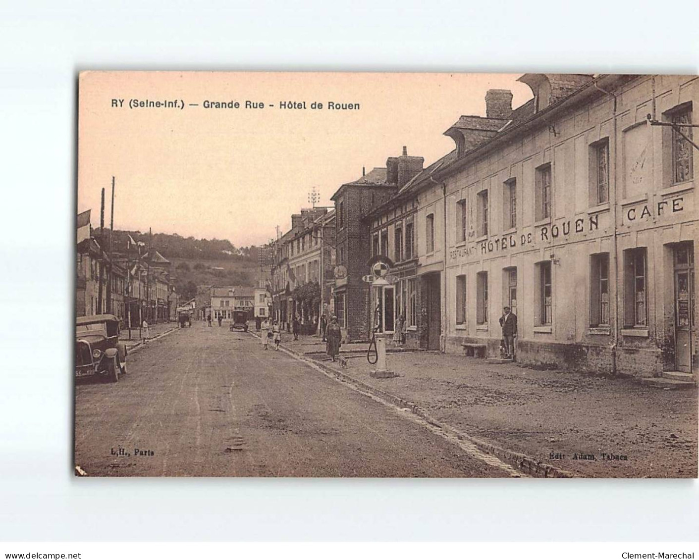 RY : Grande Rue, Hôtel De Rouen - Très Bon état - Autres & Non Classés