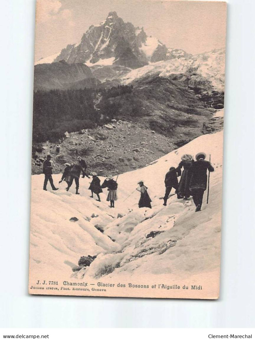 CHAMONIX : Glacier Des Bossons Et L'Aiguille Du Midi - Très Bon état - Chamonix-Mont-Blanc