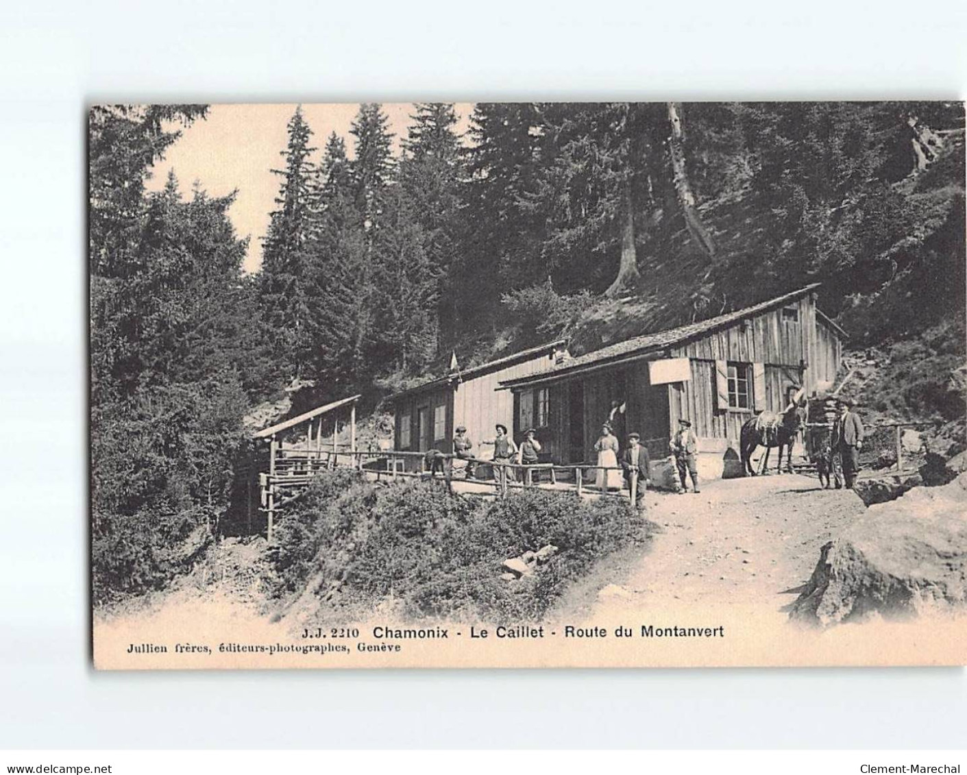 CHAMONIX : Le Caillet, Route Du Montanvert - Très Bon état - Chamonix-Mont-Blanc