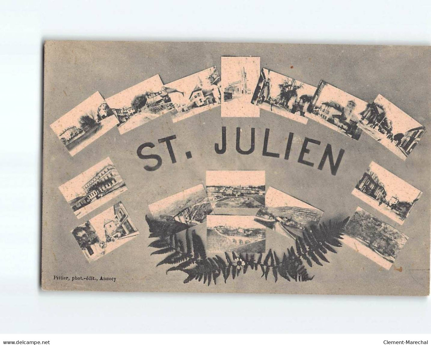 SAINT JULIEN EN GENEVOIS : Carte Souvenir - Très Bon état - Saint-Julien-en-Genevois