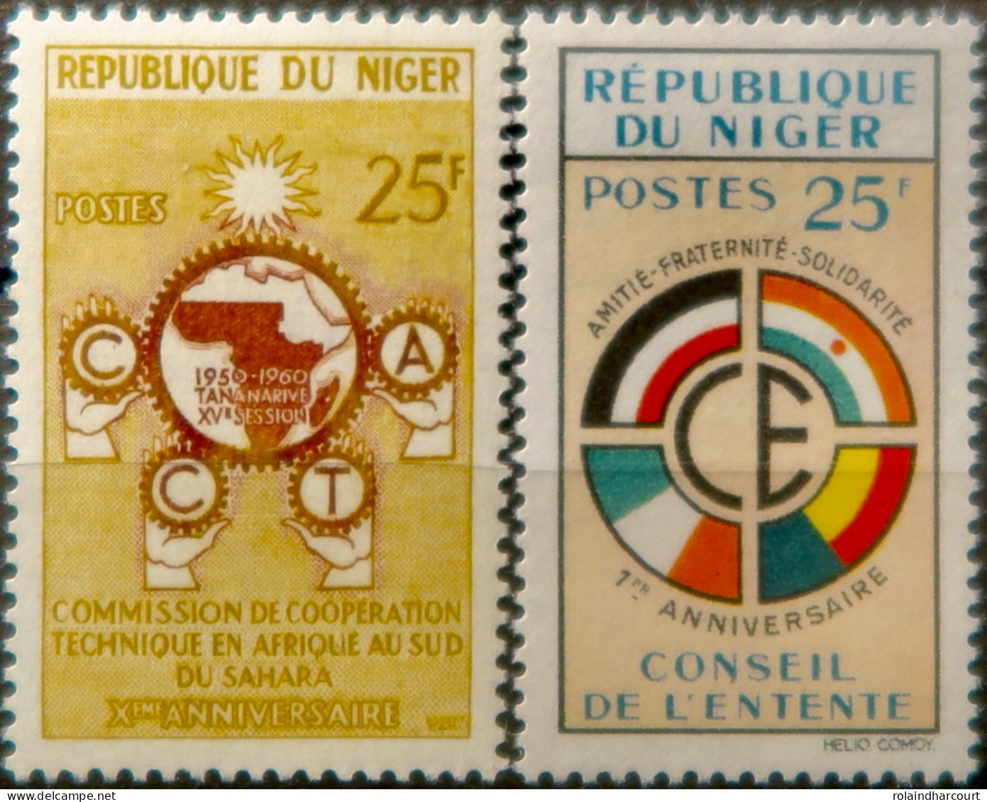 LP3844/2269 - NIGER - 1960 - Divers - N°109 à 110 NEUFS* - Níger (1960-...)