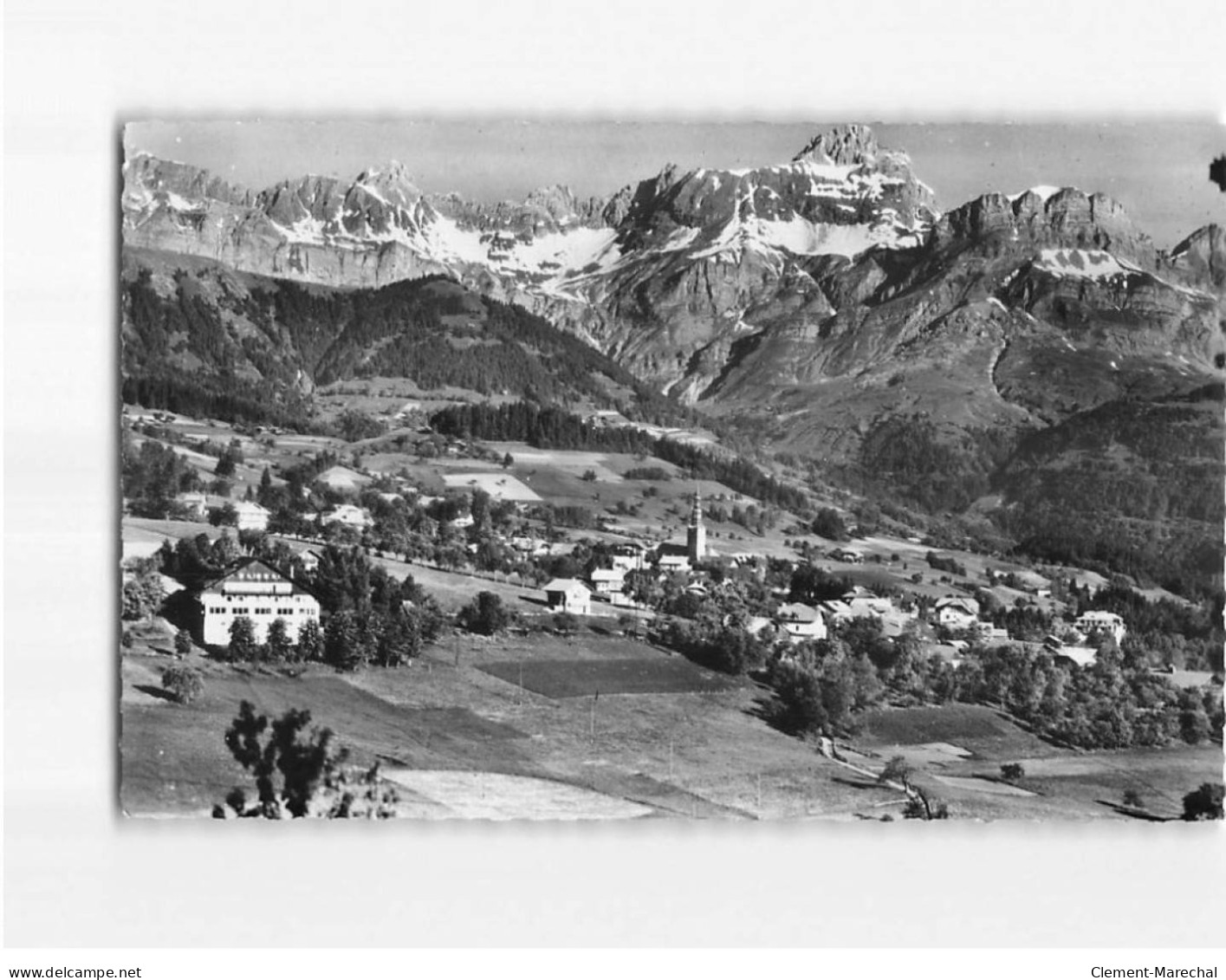 COMBLOUX : Vue Générale Et Chaîne Des Aravis - Très Bon état - Combloux