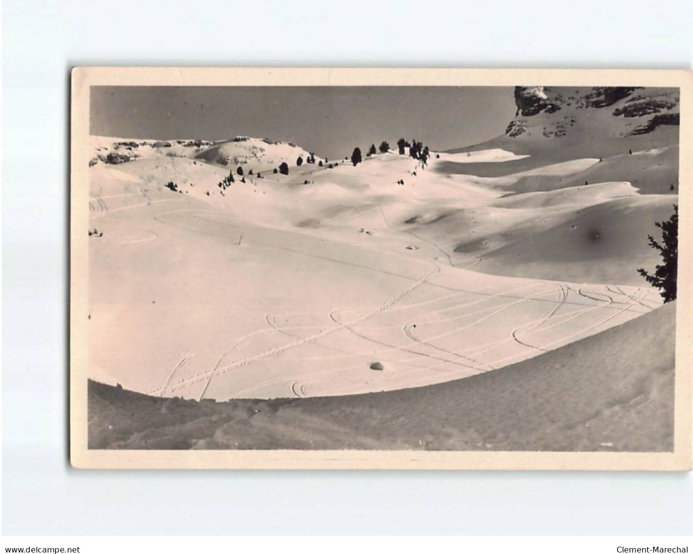 ARACHES : Champ De Ski De Flaine Vers La Pointe De Colonnez - état - Sonstige & Ohne Zuordnung